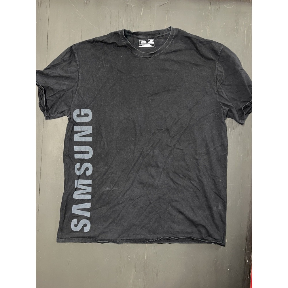 New Balance Samsung T-Shirt Men's XL Short Sleeve Graphic Crew Neck Black‎